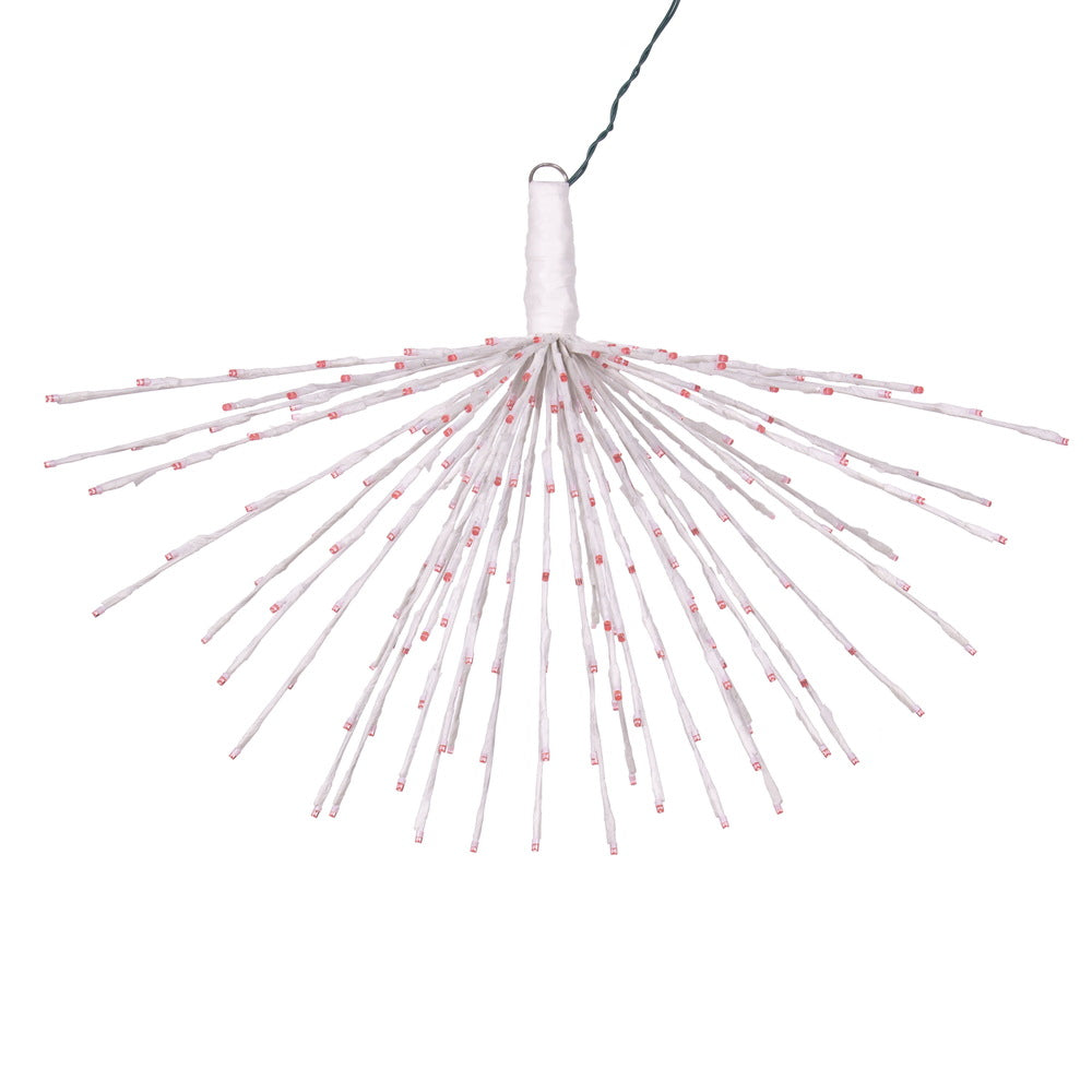 Vickerman 240Lt x 32" White Starburst Pink 5mm LED Lights.