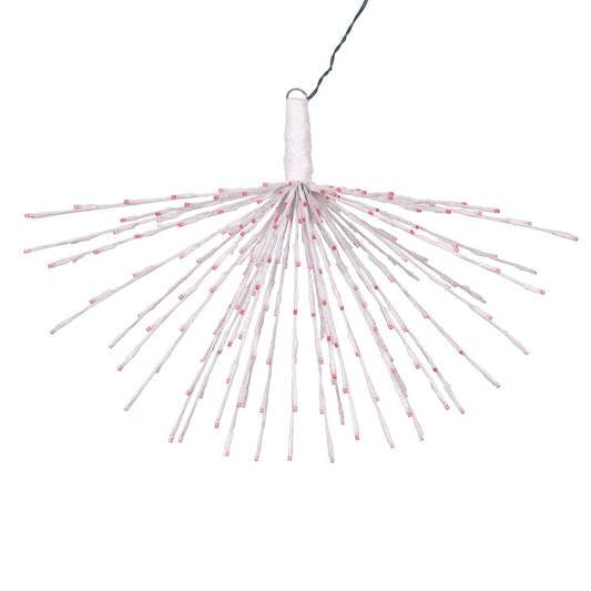 Vickerman 240Lt x 32" White Starburst Pink 5mm LED Lights.