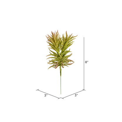 Vickerman 8" Artificial Assorted Succulent Picks Set of 3