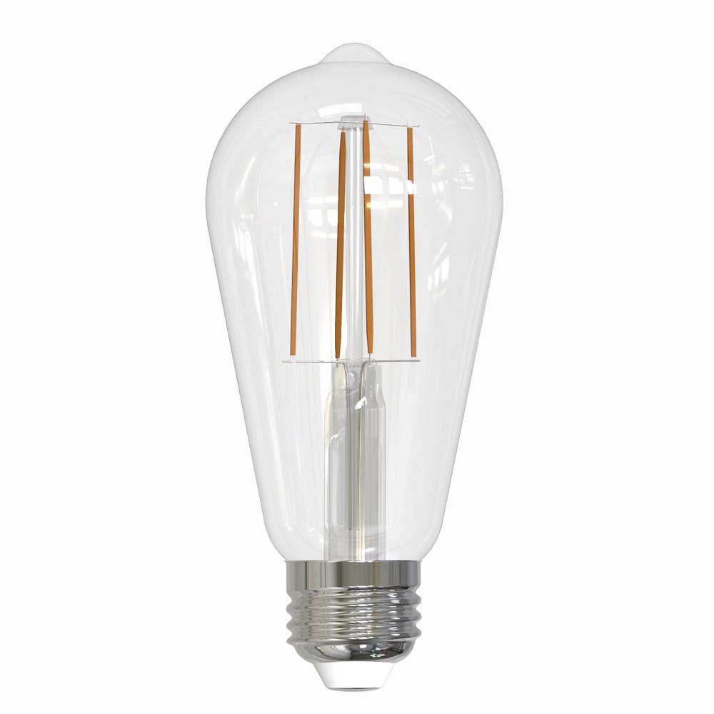 BULBRITE (Pack of 2) LED 8.5 Watt Vintage Edison Dimmable ST18 Medium (E26) LED Bulbs - 850 Lumens, 3000K, and 90CRI