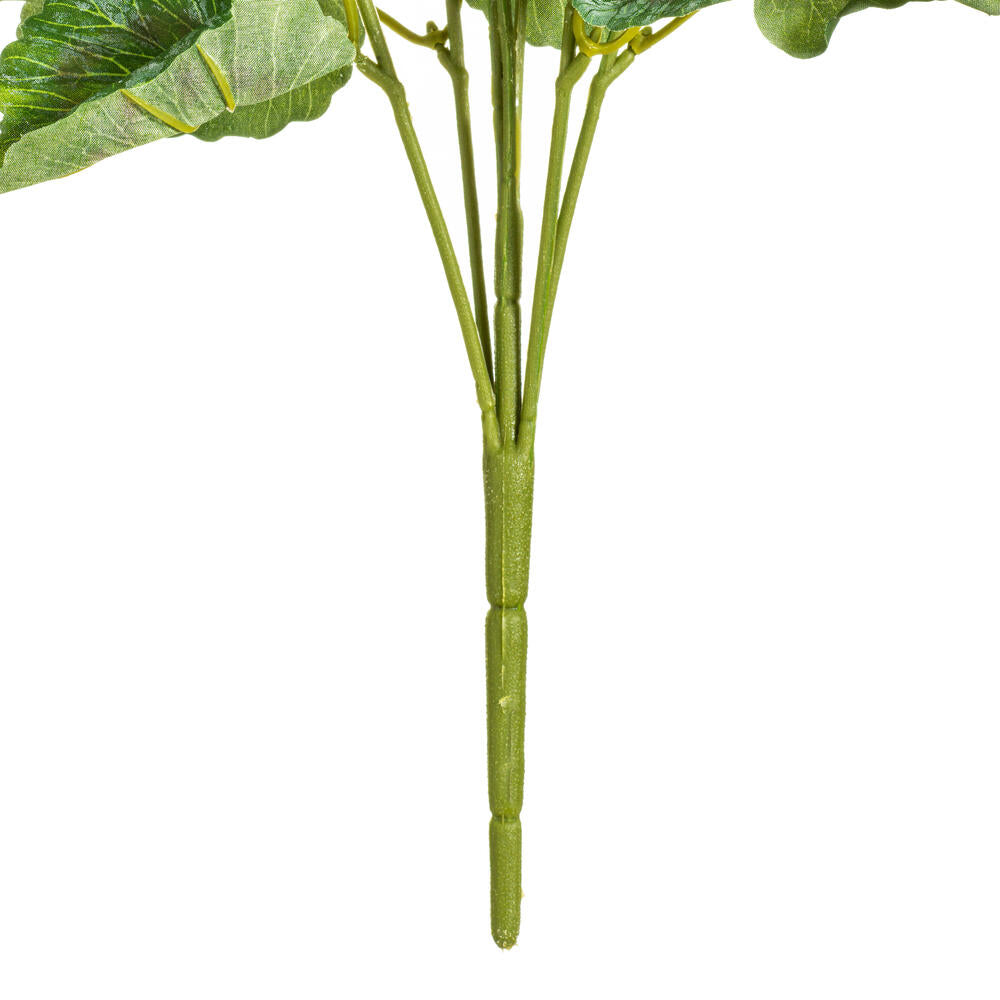 Vickerman 19.5" Artificial Red Geranium Bush.