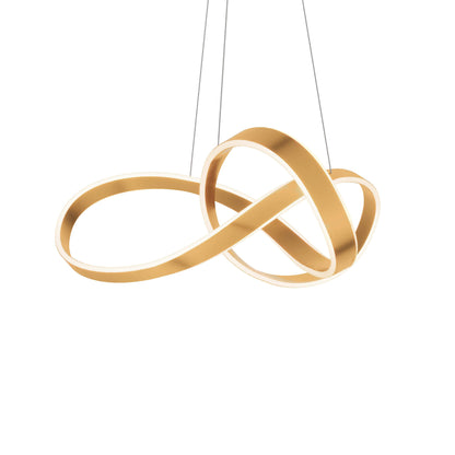 DALS Lighting Twirl 28" 3000K and 5CCT Selectable LED Ribbon Pendant