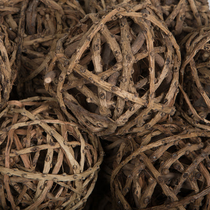 Vickerman Natural Botanicals 4" Tail Ball. Includes 25 Pieces per Pack