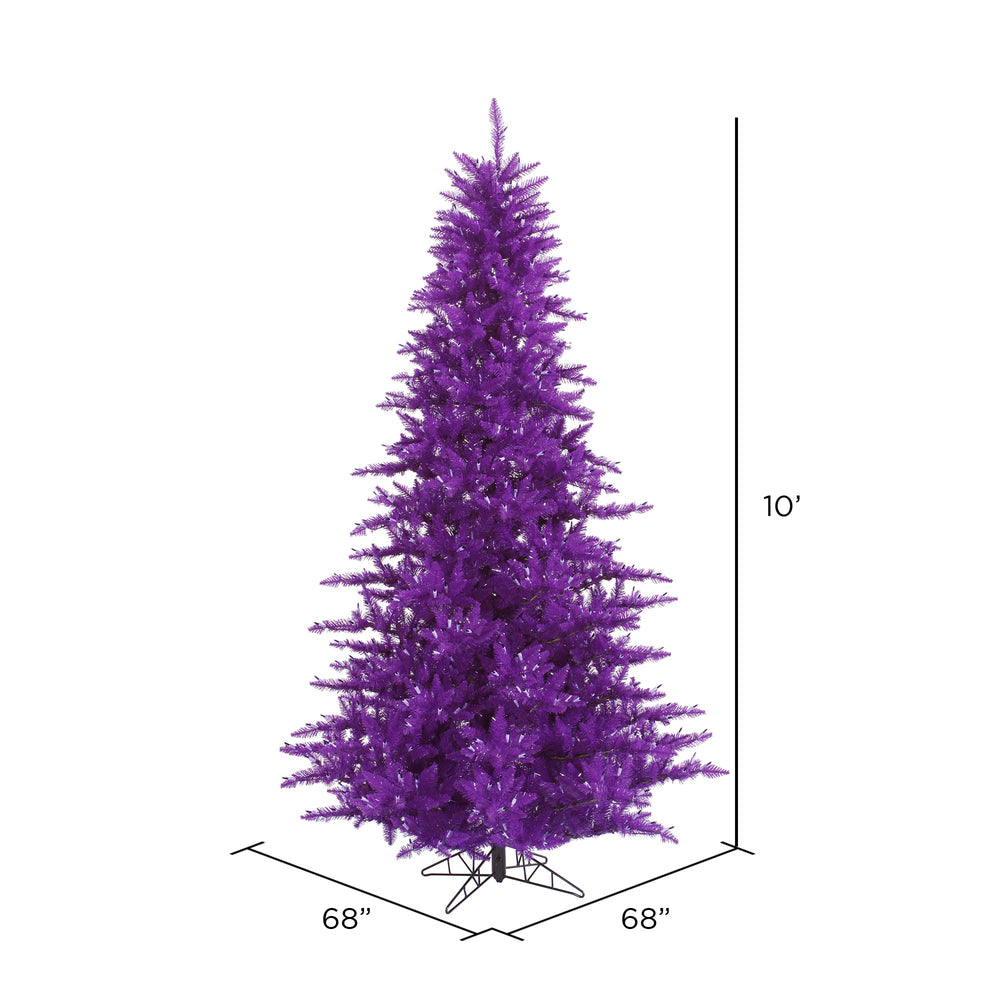 Vickerman 10' Purple Fir Artificial Christmas Tree Unlit