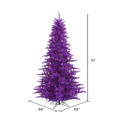 Vickerman 10' Purple Fir Artificial Christmas Tree Unlit