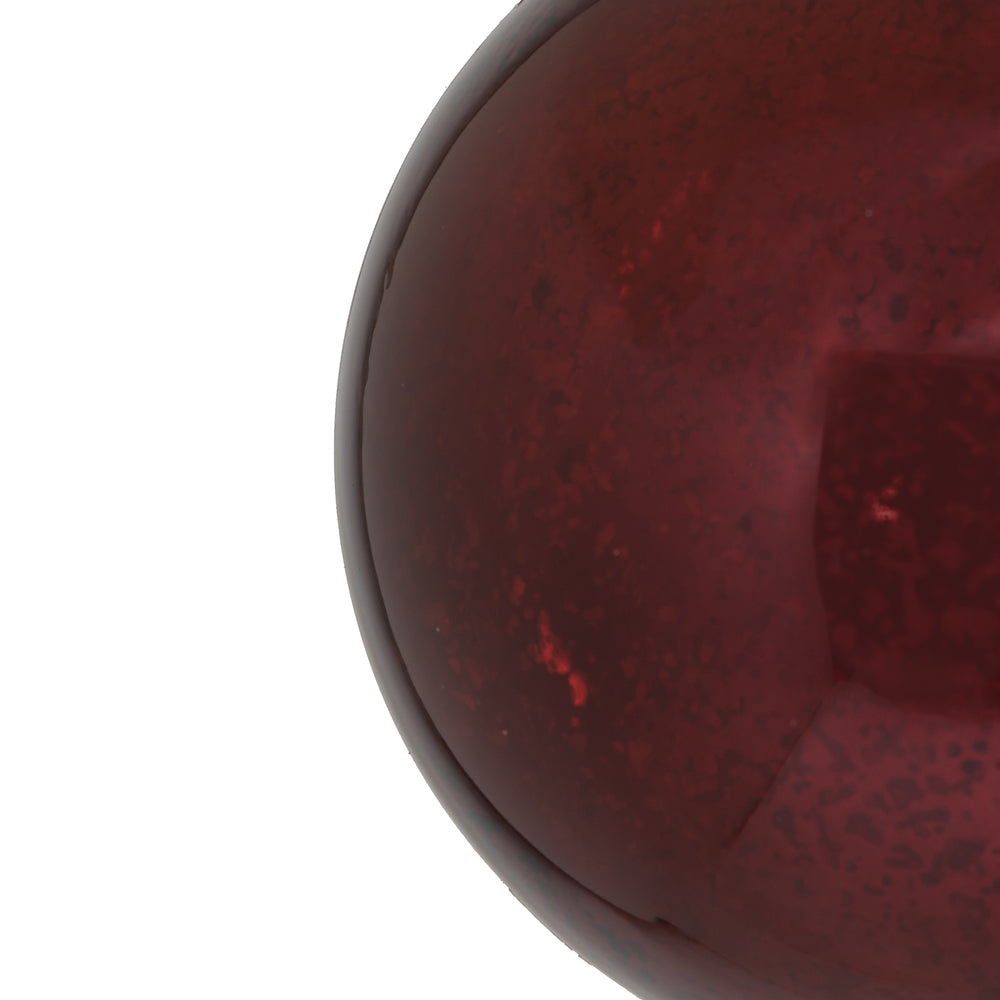 Vickerman 4.75" Burgundy Mercury Ball Ornament 4 per Bag.