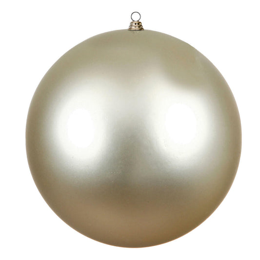 Vickerman 24" Giant Matte Champagne Ball Christmas Ornament UV Resistant