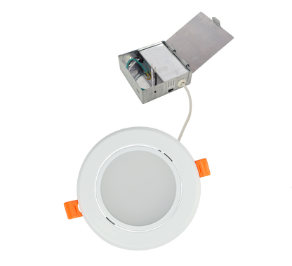 ASD Lighting LED Round Recessed Mini Panel Gimbal 4" 9W Dimmable CCT Selectable 3000-5000K White cETLus