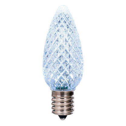 Vickerman C9 LED Cool White Faceted Replacement Bulb bag of 25