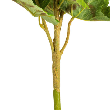 Vickerman 18" Artificial Red Geranium Bush 4 per Pack.