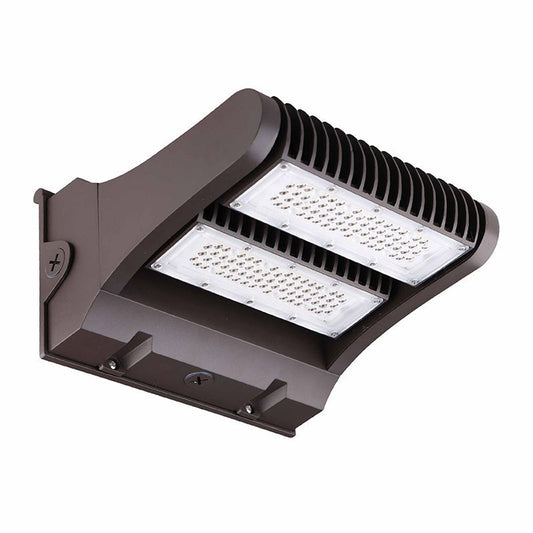 Westgate  LED Rotatable Wall Pack Light, Outdoor Lighting, 60W, 7800 Lumens, 3000K, Dark Bronze Finish, 0~10V Dimmable