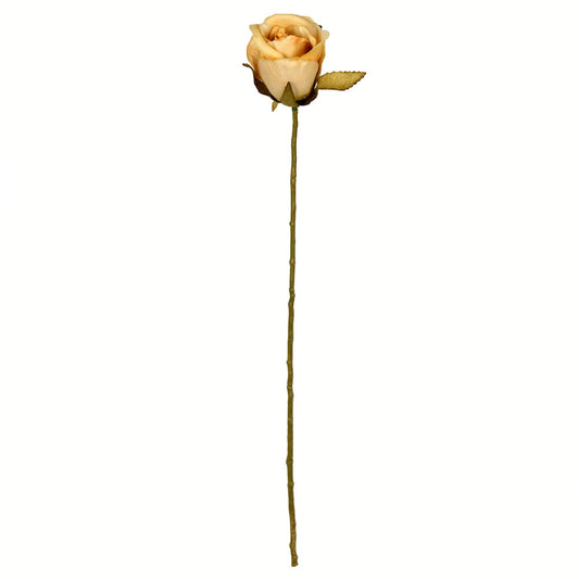 Vickerman 18" Artificial Mustard Rose Stem 12 per Bag