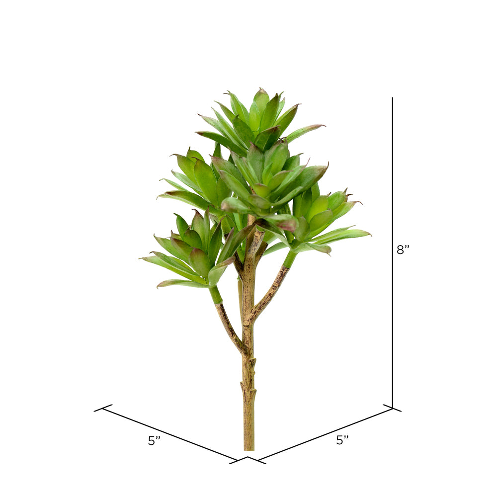 Vickerman 8" Artificial Green Springtime Pick Set of 3