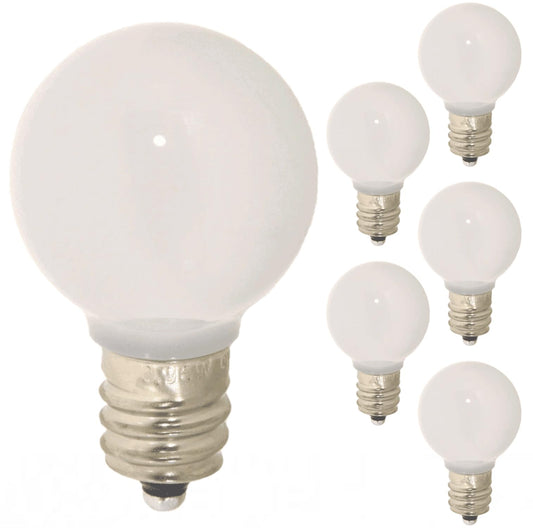 Damar- G9 LED Bulb Solid White Dimmable 0.6W-0.96W E12 Candelabra Base 3000K Soft White 100-130V UL Listed Pack of 6- Small Home Lighting for Chandelier Wall Sconce Pendant Bathroom Vanity