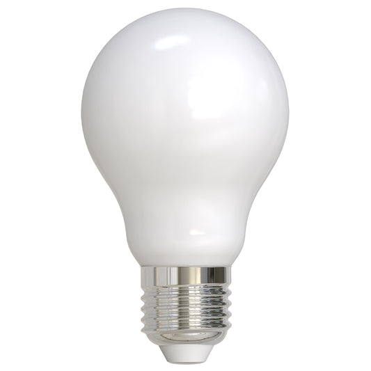 BULBRITE LED A19 MEDIUM SCREW (E26) 8.5W DIMMABLE MILKY FILAMENT LIGHT BULB 3000K/WARM WHITE 60W INCANDESCENT EQUIVALENT