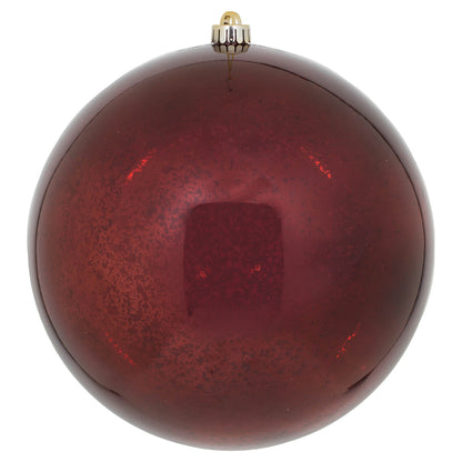 Vickerman 10" Burgundy Shiny Mercury Ball Ornament