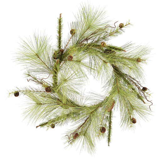 Vickerman 24" Jasper Pine Artificial Christmas Wreath Unlit