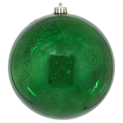 Vickerman 8" Emerald Shiny Mercury Ball Ornament