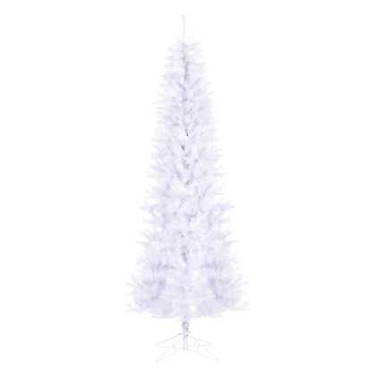 Vickerman 9.5' White Salem Pencil Pine Artificial Christmas Tree Unlit