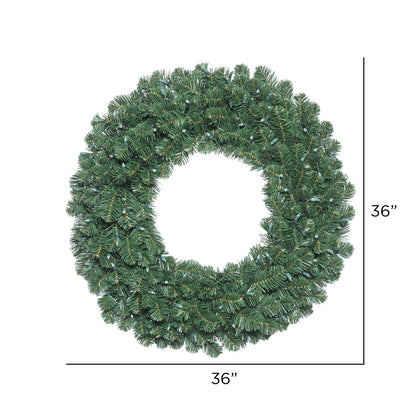 Vickerman 36" Oregon Fir Double Door Artificial Christmas Wreath Unlit