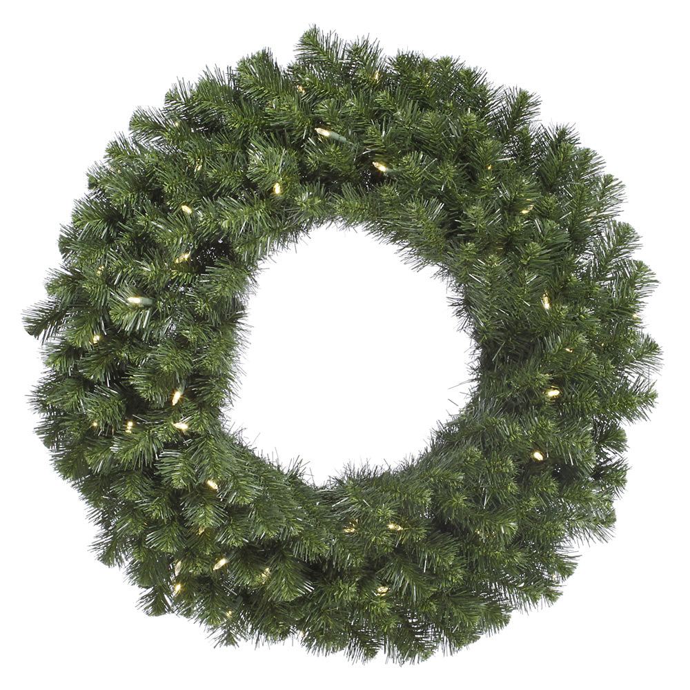 Vickerman 20" Douglas Fir Artificial Christmas Wreath Warm White LED Lights