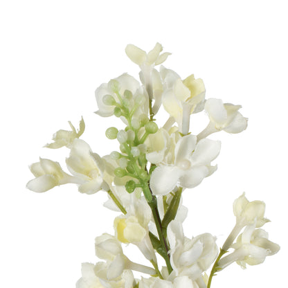 Vickerman 33'' Artificial Cream Mini Flower Spray. Includes 3 sprays per pack.