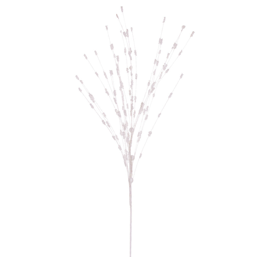 Vickerman 36" White Berry Glitter Spray 6 per bag.