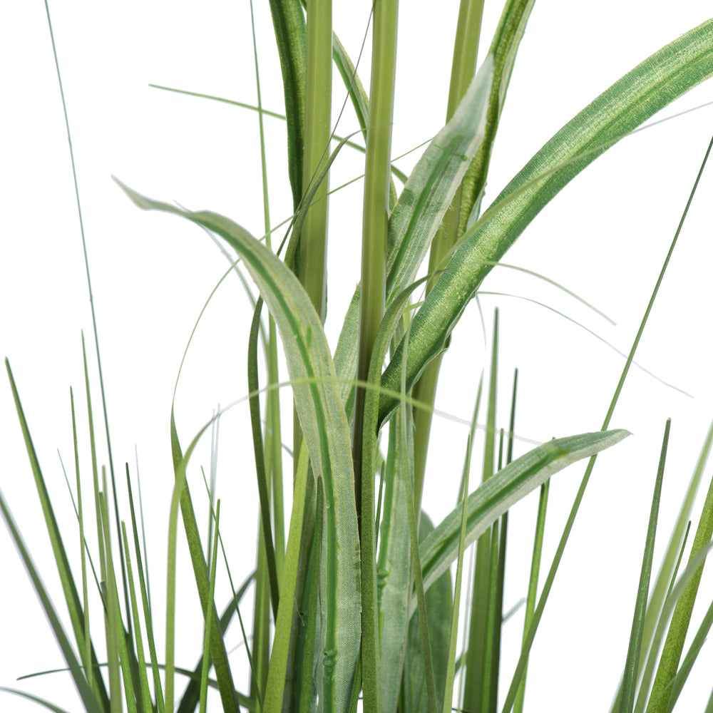 Vickerman 32" Artificial Green Potted Bamboo and Grass.