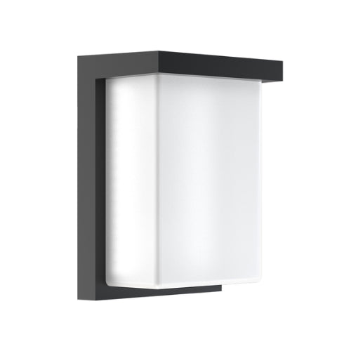 Euri Lighting EOL-WL60BK-1100ESW Residential LED 12/14/16 Watt Outdoor Rectangle Wall Light Dual 3 Color and 3 Wattage Selectable Waterproof