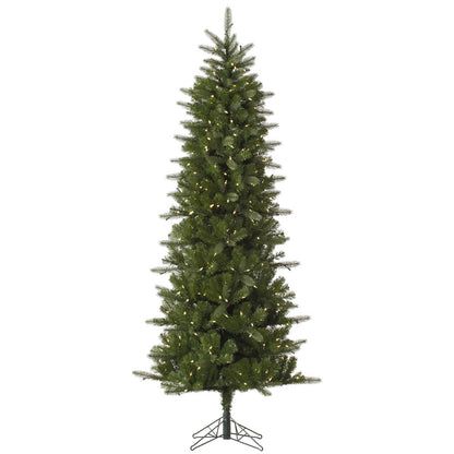 Vickerman 6.5' Carolina Pencil Spruce Artificial Christmas Tree, Warm White Dura-Lit® LED Lights