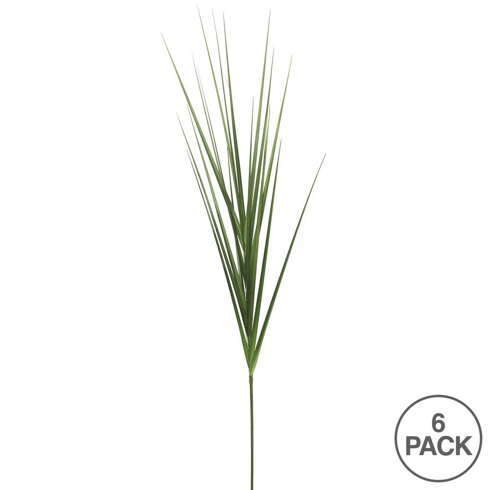 Vickerman 40" Artificial Green Grass Spray. Includes 6 sprays per pack.