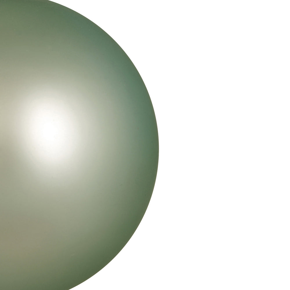Vickerman 6" Frosty Mint Matte Ball Ornament 4 per Bag