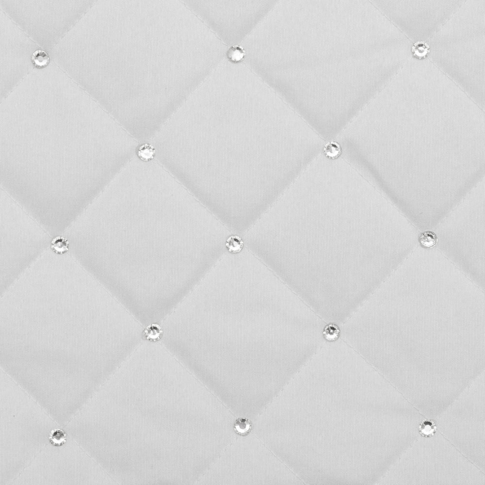 Vickerman 52" Ivory Quilt Stitch Jewel Christmas Tree skirt