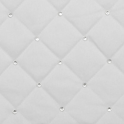 Vickerman 52" Ivory Quilt Stitch Jewel Christmas Tree skirt