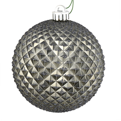 Vickerman 2.75" Limestone Durian Glitter Ball Ornament 12 per Bag