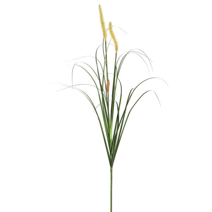 Vickerman 43" Artificial Green and Light Green Foxtail Grass Spray. Includes 4 sprays per pack.