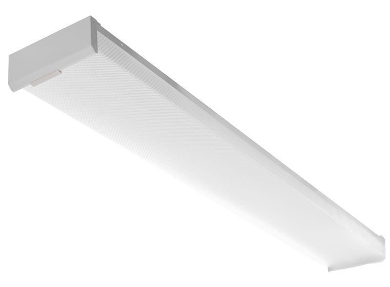 Westgate LED Standard Wrap-Around Fixture, 120~277V, Commercial Indoor Lighting, 42W, 4400 Lumens, 4000K, White Finish, TRI-AC Dimmable