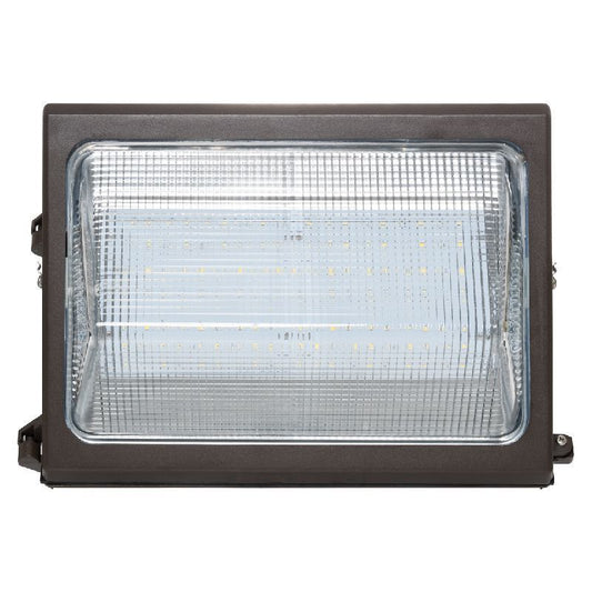 Westgate Non-Cutoff Wall Pack, Outdoor Lighting, 20/30W/40W/50W, 130 Lumens/W, 5000K, Bronze 0~10V Dimmable