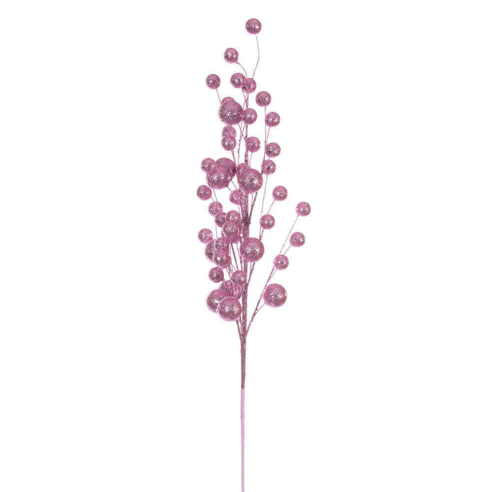 Vickerman 27" Pink Multi Ball Glitter Spray 4 per bag.