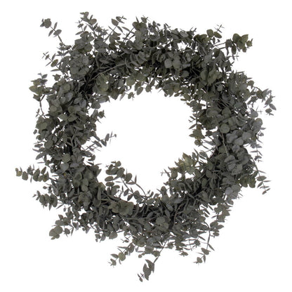 Vickerman 22" Artificial Green Gray Eucalyptus Wreath