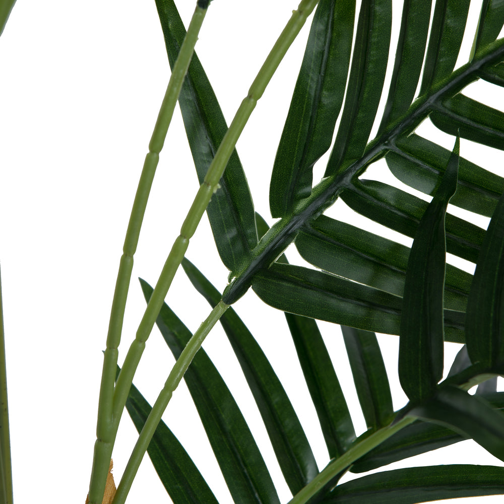 Vickerman 59" Artificial Potted Fern Palm Real Touch Leaves.