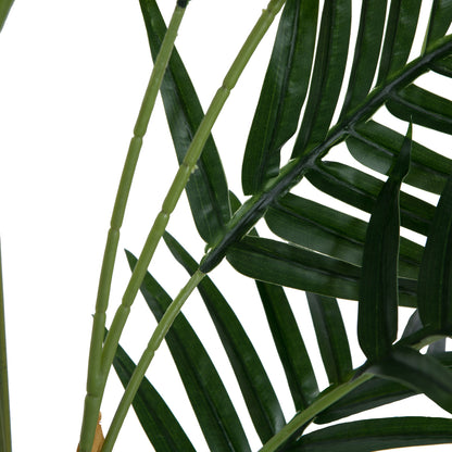 Vickerman 59" Artificial Potted Fern Palm Real Touch Leaves.