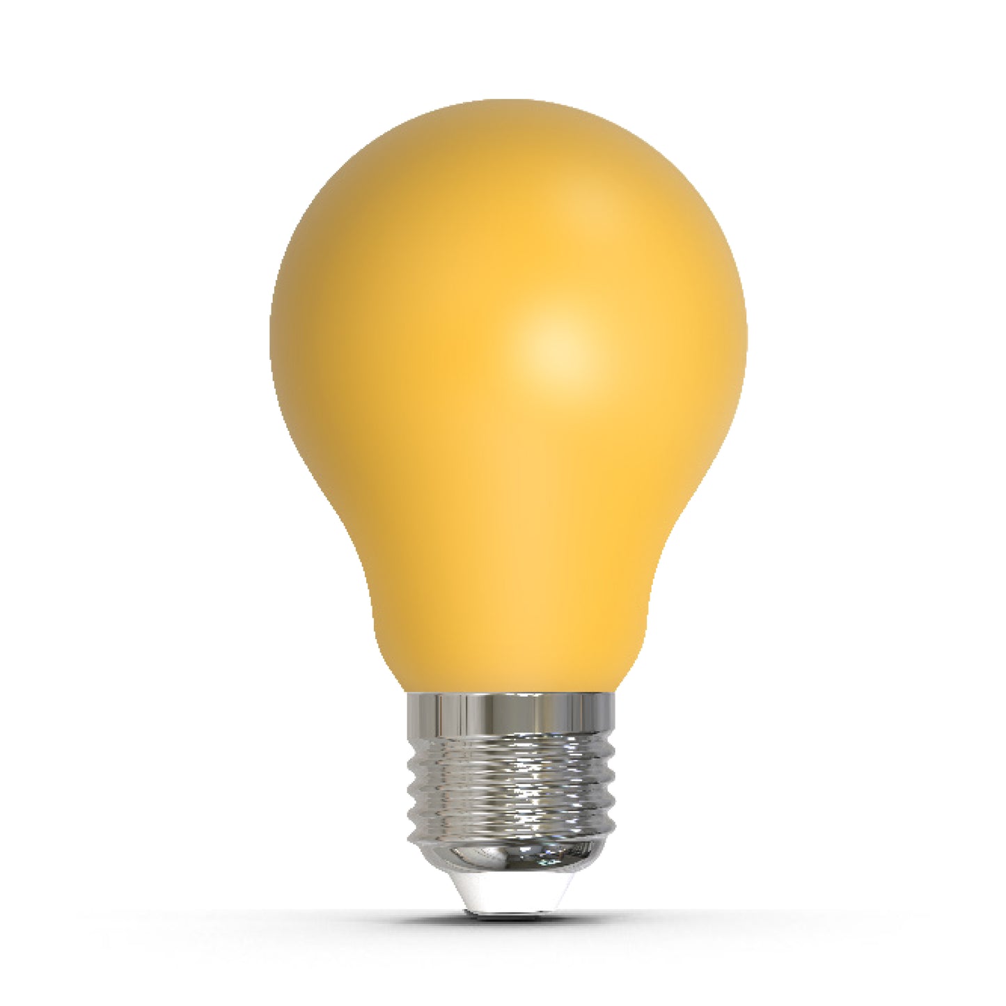 Bulbrite 776107 25-Watt Equivalent Ceramic Yellow Color A19 Weatherproof Outdoor E26 Medium Base LED Light Bulb