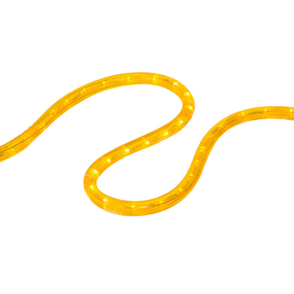 Vickerman 150' x .5" Yellow LED Rope Light Spool 120 Volt.