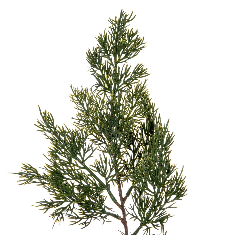Vickerman 66" Artificial Green Cypress Full Garland.