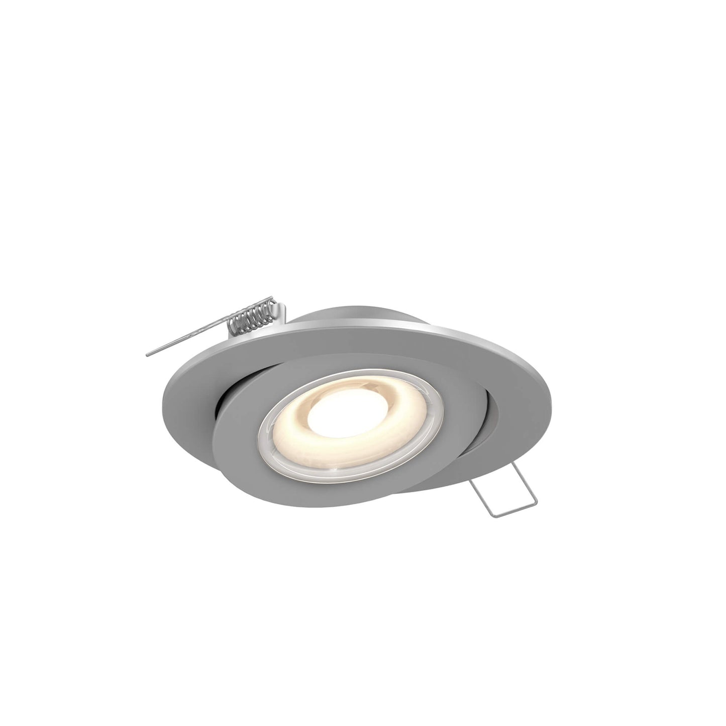 Dals Lighting Pivot 2"-6" LED Flat Gimbal Downlight, 90° Tilt, CCT Selectable, 120V/Voltage Selectable