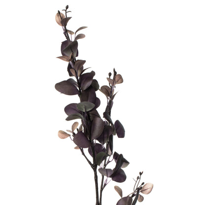 Vickerman 32" Artificial Purple Eucalyptus Leaf Spray. Includes 3 sprays per pack.