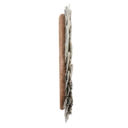 Vickerman Natural Botanicals 24" Natural Palm Spear Wreath. This wreath measures 24 inches in diameter. It features natural palm spear leaves on a coco fiber base. This is a dried and preserved natural product.
