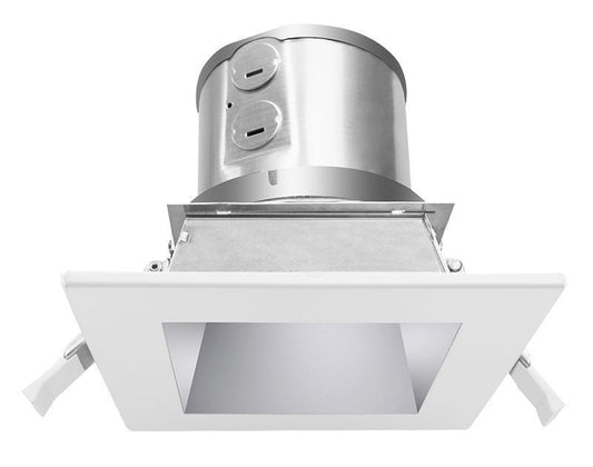 Westgate 4 LED Commercial Recessed Light, Commercial Indoor Lighting, 20W, 1600-1720 Lumens, 3000K/4000K/5000K, White Finish, 0~10V Dimmable