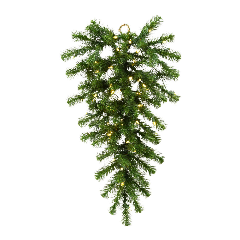 Vickerman 30" Douglas Fir Artificial Christmas Teardrop Warm White LED Lights